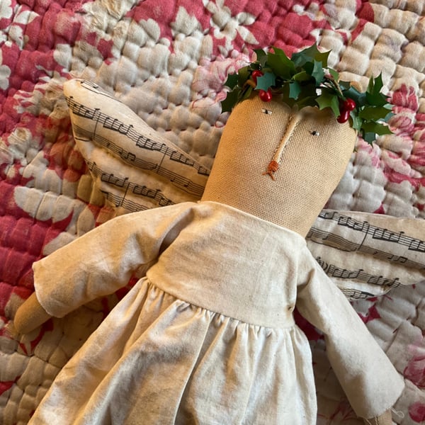 Primitive Miss Holly Angel Cat