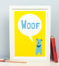 Barking Dog Print - Image 1