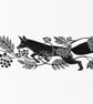 Fox and Rowan limited edition linoprint