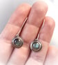 Sterling silver earrings with labradorite - Image 8