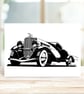 Classic Car Greeting Card: Detailed Pen and Ink Artwork for a Car Lover (413) - Image 2