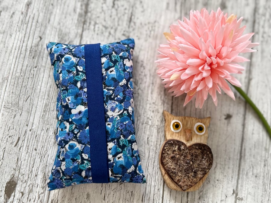 Liberty Fabric Pocket Tissue Holder - Travel Tissue Case - Reusable Tissue Pouch