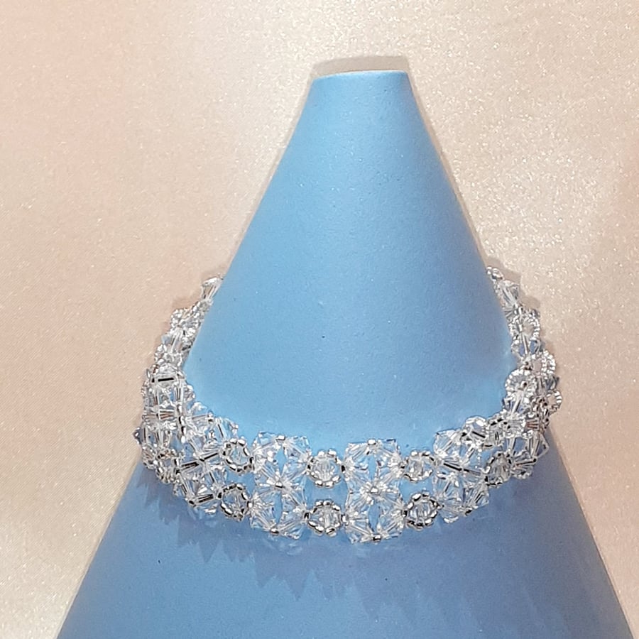 Bracelet – Clear Swarovski Crystals