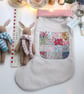 Liberty Patchwork Christmas Stocking - Image 2