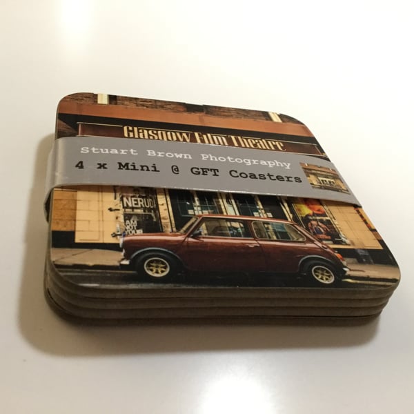 4 x MINI at GLASGOW FILM THEATRE, GLASGOW coaster