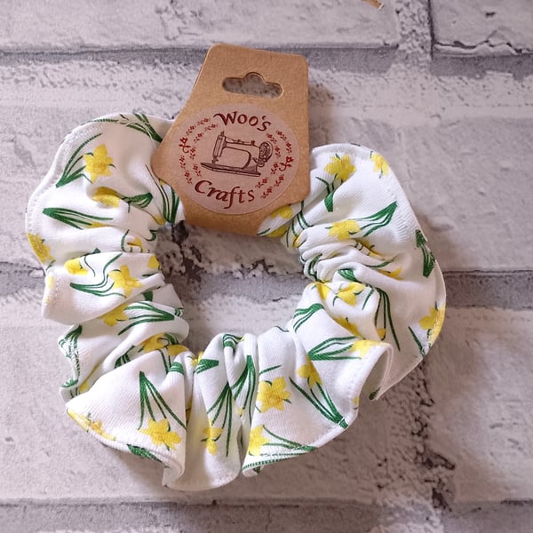Daffodil Hair Scrunchies