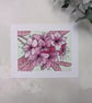 Cherry Blossom Print, Pink Flower Art - End of Line Print
