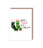 Odd Socks Cute Valentines Anniversary Birthday Card
