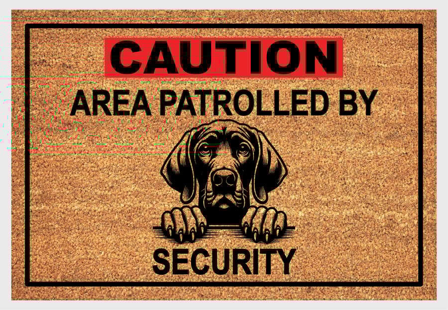 Bracco Italiano Security Door Mat - Bracco Italiano Welcome Mat 