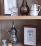 Beige Fleck Silver Grey & Natural Handstitched Geometric Small Art Pictures - Image 7