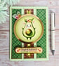 Pregnancy Card With Funny Avocado Pun - Congratulations You're Going To Avo Baby
