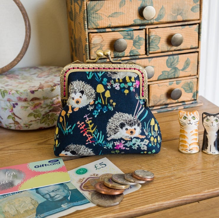 Hedgehog purse sales