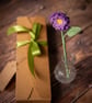 Purple Aster Crochet Bookmark - Twilight Purple - Image 8
