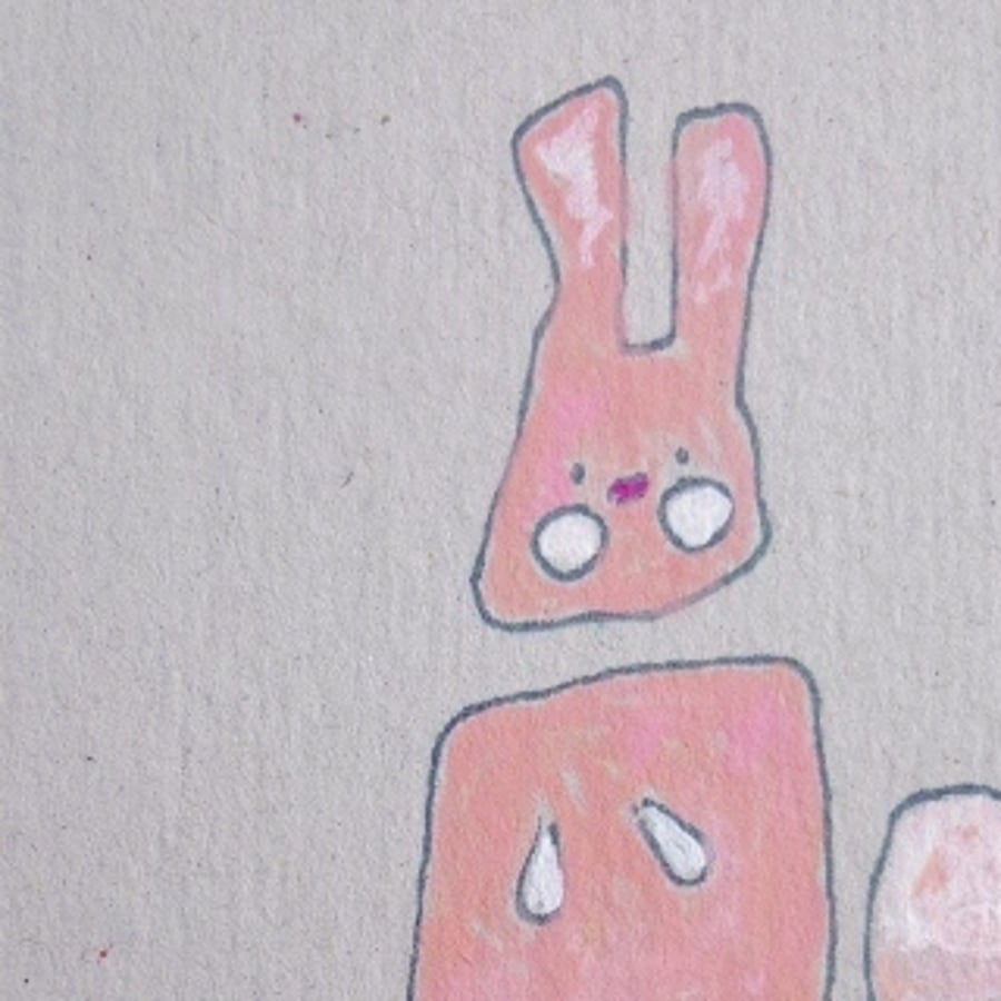 Easter Card Single Bunny