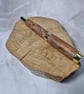 Hand Turned Wooden Ballpoint Pen - Elm Burr - Image 2