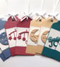 Handmade Baby Gift Tags, Pearl Shimmer, Set of 4 - Image 9