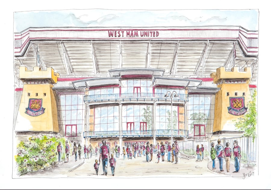 "I'm Forever Blowing Bubbles", Upton Park - Limited Edition Art Print