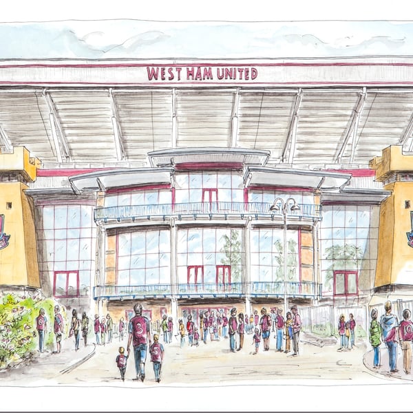 "I'm Forever Blowing Bubbles", Upton Park - Limited Edition Art Print