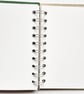 Spiral Bound Sketchbook Square 4 x 4 inches Free Machine Embroidery Cover - Image 2