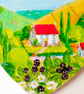 Bramble Cottage heart shape painting  - Image 2