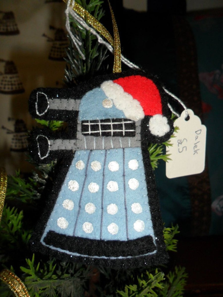Doctor Who Dalek Christmas Tree Decoration