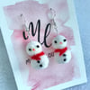 Snowmen earrings 