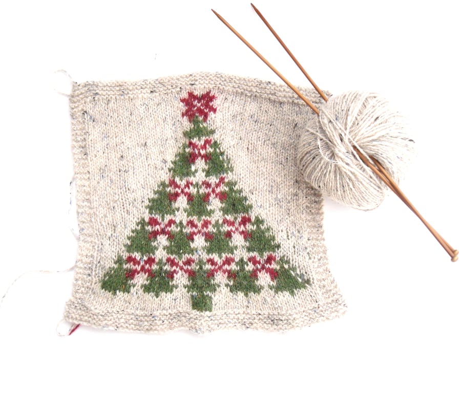 Christmas Tree Knitting Pattern