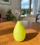 Handblown Apple Green Bud Vase - Image 2