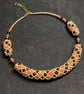 Goldstone Torque Necklace, handmade - Image 9