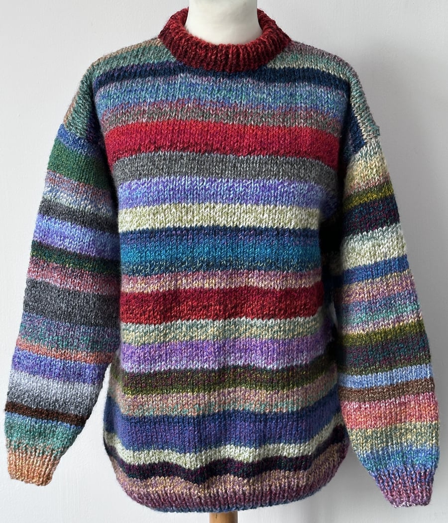 Jellybean Hand Knitted Marble Mix Sweater 