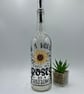Sunflower bottle light, Yellow floral light up bottle, Roses - Image 5