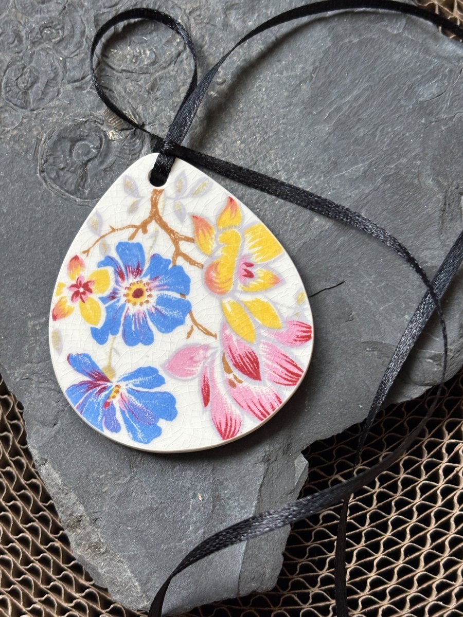 Handcrafted Hanging Decoration Ceramic Eco Gifts One of a Kind 