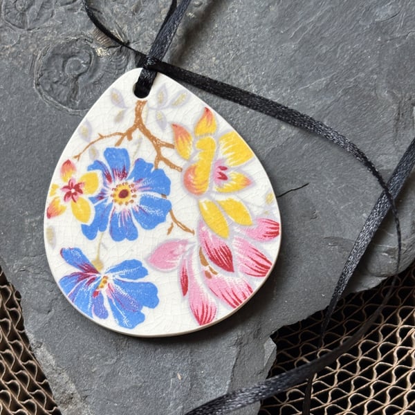 Handcrafted Hanging Decoration Ceramic Eco Gifts One of a Kind 