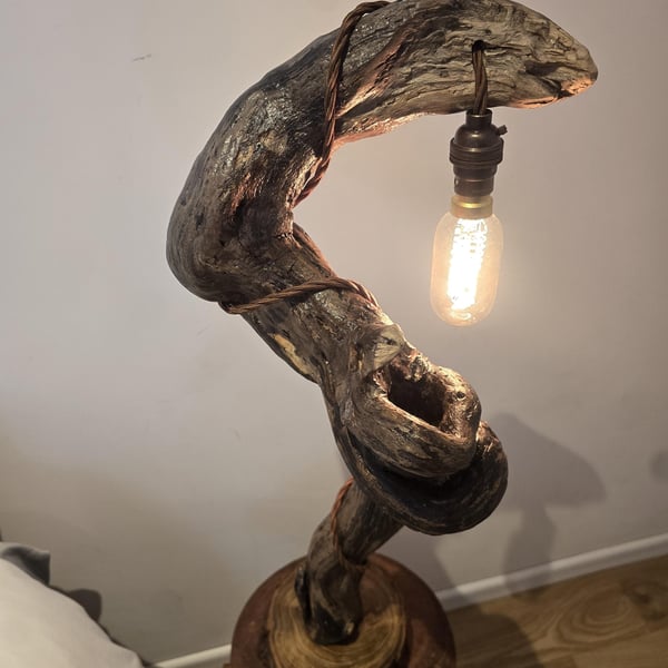 Rustic Hand Made Table Bedside Lamp