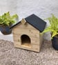 Outdoor Wooden Cat Shed Hut