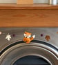 Handmade Felt Fox Garland- Autumn woodland decoration with felt leaves and balls - Image 3