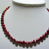 Cherry Freshwater Cultured Pearl Necklace
