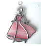Princess Suncatcher Stained Glass Cinderella Dancer Pink 012 - Image 4