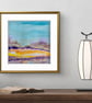 "Summer heat" is an original mixed media artwork