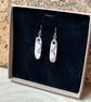 Handmade Unique Earrings, Sustainable Jewellery, Sterling Silver, Christmas. - Image 2