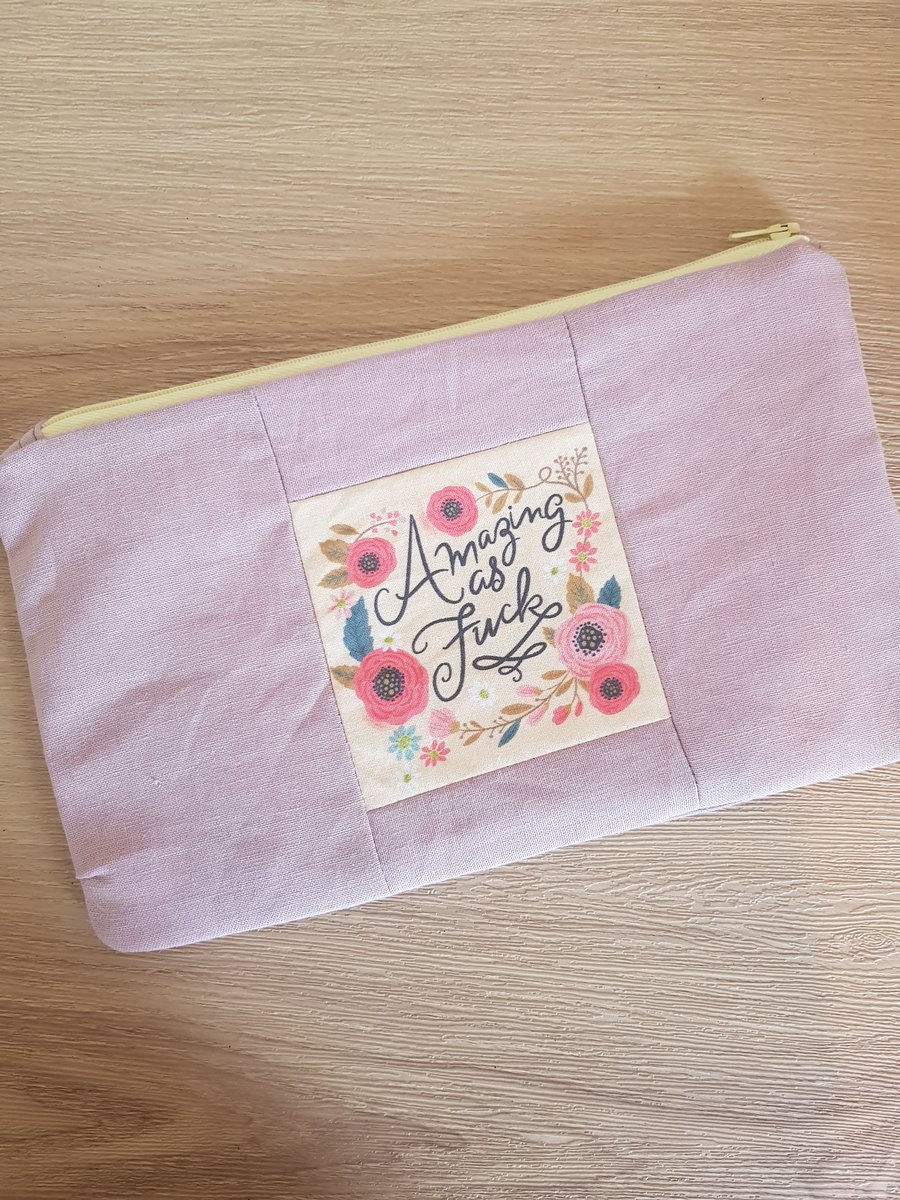 Amazing as fuck make up bag 