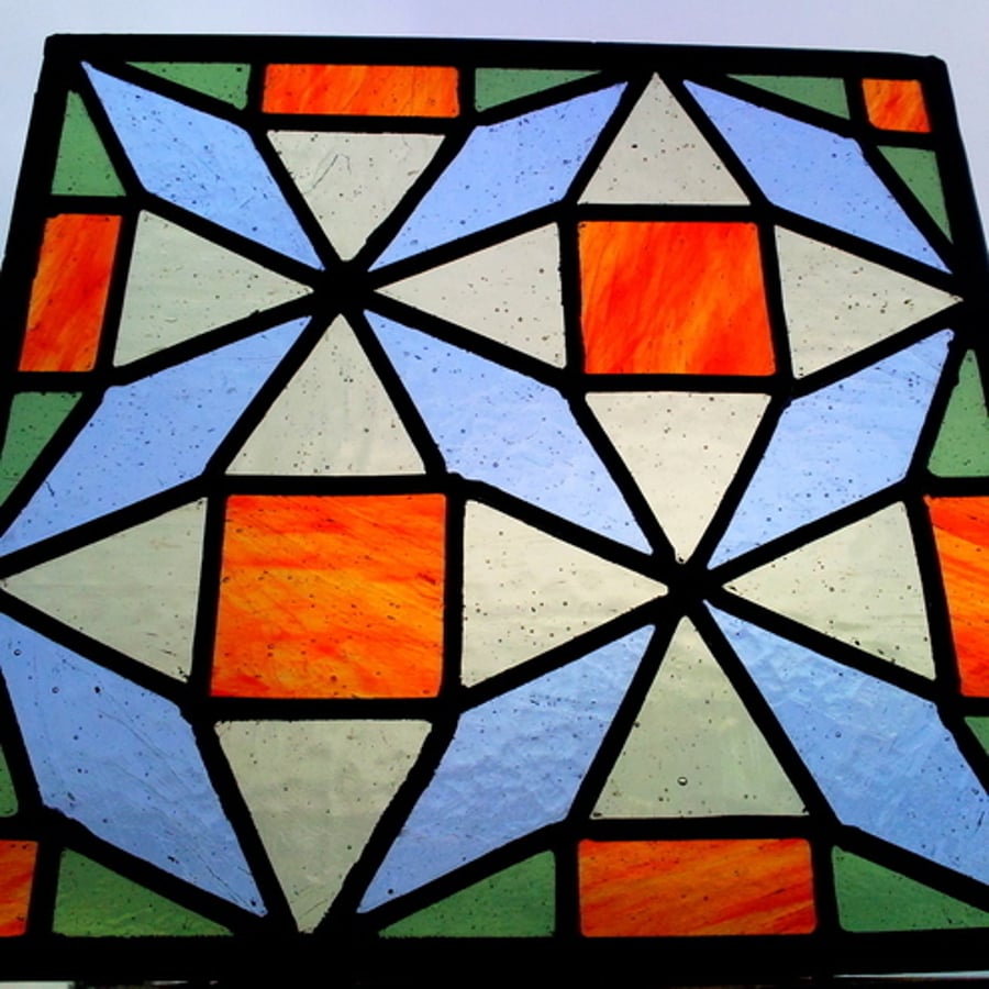 Moroccan Stained Glass Panel