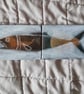 Twice Fish ACEO Diptych 2.5"x3.5" Original oil paint by David Nicol Art