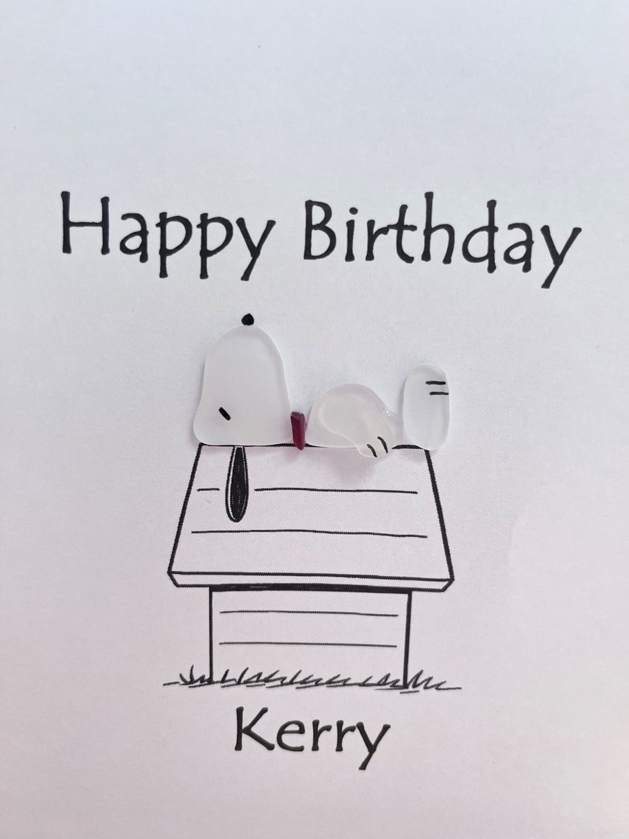 Snoopy - Happy Birthday card