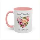 Floral Heart Bouquet Mug
