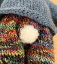 Handmade Knitted Rabbit in Playsuit and Jacket - Image 4