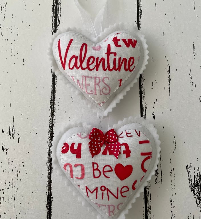 Handmade Hanging Heart Decoration 