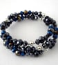 Dark Crystal Wrap Bracelet - UK Free Post - Image 1