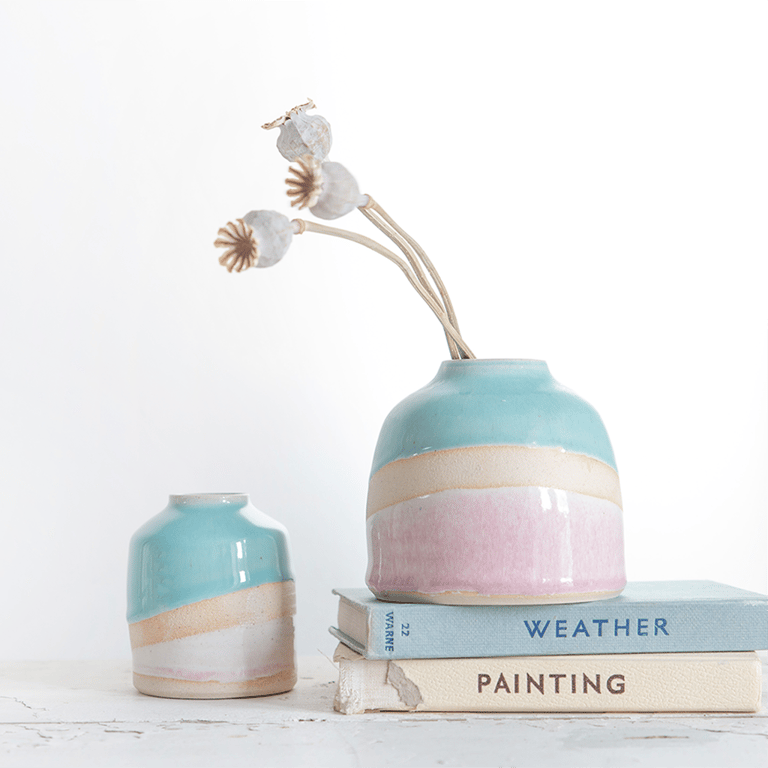 Ceramic Dome or Mini Vase Shoreline Series