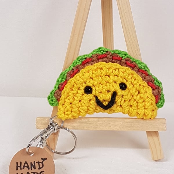Crochet Taco keyring bagcharm